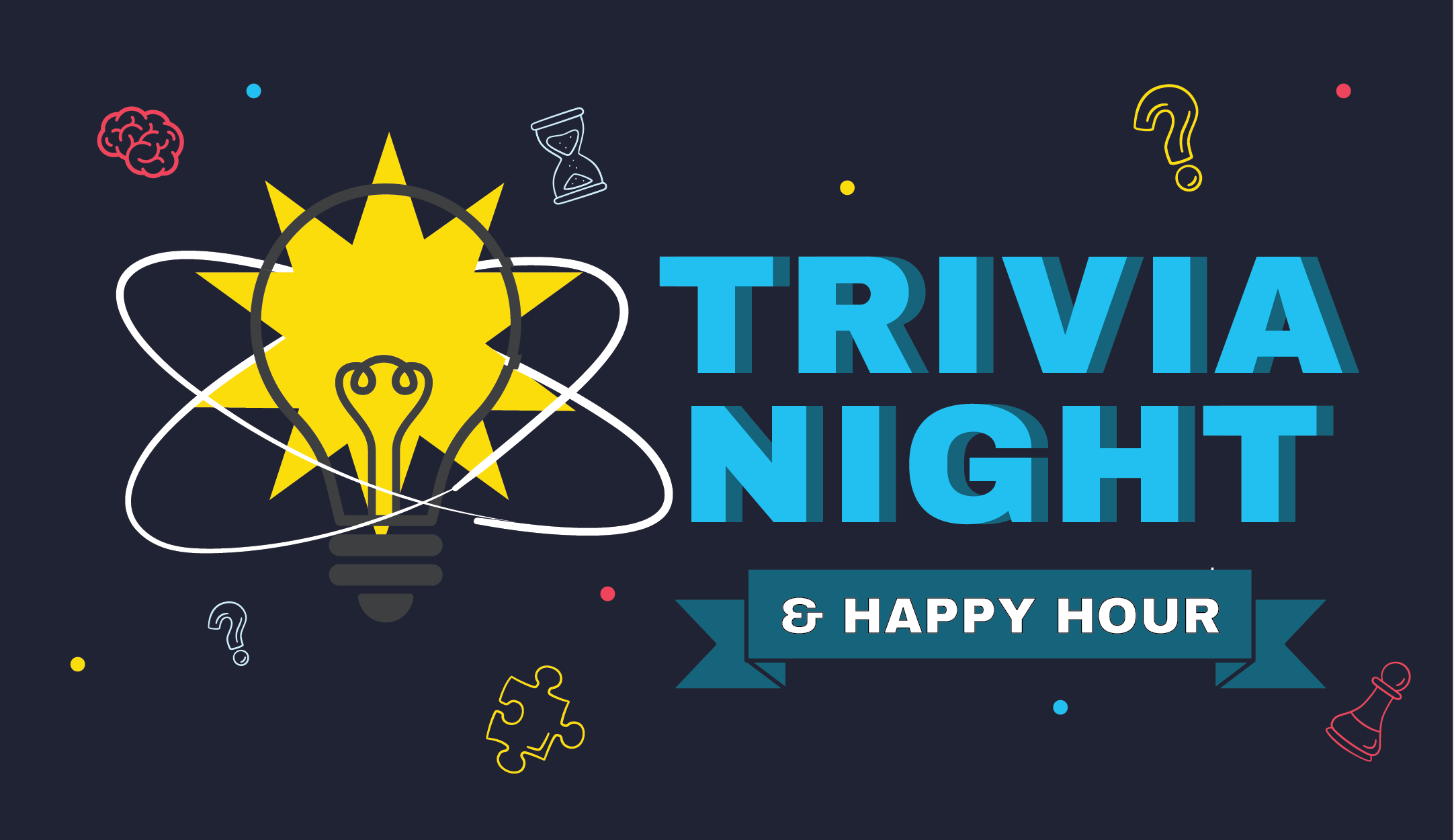 Trivia night and happy hour